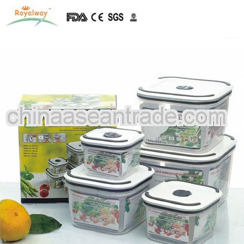 5pcs airtight and waterproof food container set