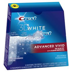 Crest 3d White Advanced Vivid Teeth Whitening Strips 14 Count