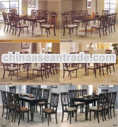 antique & carving dining set