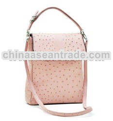 Genuine Ostrich Skin Tote Handbag