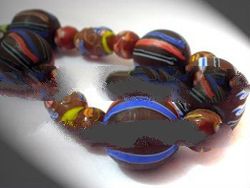 Borneo native necklaces, nature agate stones. KD-1-01