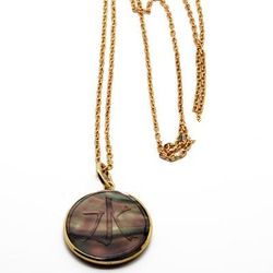 brass shell necklaces (bjns-019)