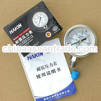 60mm(2.5") Oil filled pressure gauge YTN-60