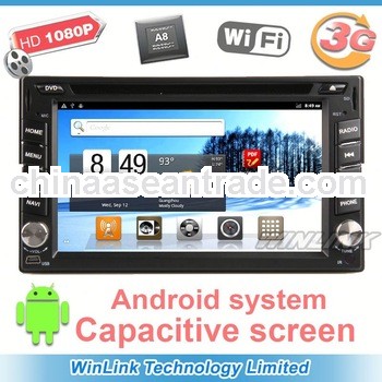 6.2 inch 2 din capacitive screen universal android car dvd radio