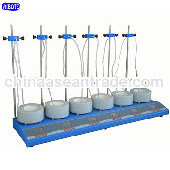 6-place heating mantles for chemistry laboratory equipment