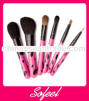 6pcs cute low price mini make up brushes