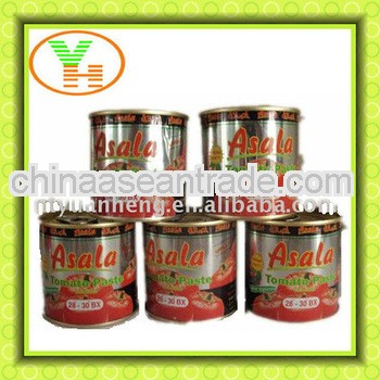 70g Fresh Brix 28-30% Cold Break Canned Tomato Paste,tomato paste 28-30