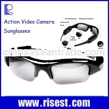 720P Sunglasses Pinhole Webcam Hidden Camera Glasses