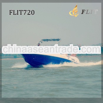 7.2M china luxury yacht with double 1500cc engine