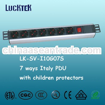 7 Ways rack Italy PDU with children protector