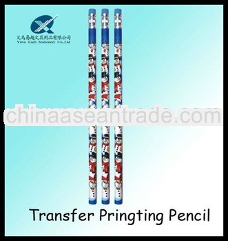 7inch HB heat Transfer printing/printed tattoo transfer pencil office using pencil with eraser for c