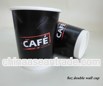 8OZ/12OZ food grade A disposable paper coffee cup