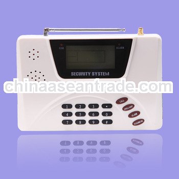 99 zone LCD pstn gsm wireless burglar office security systems with alarming