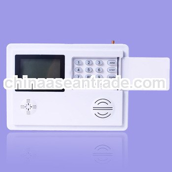 99 zone quad-band LCD wireless burglar security pstn gsm home smart alarm