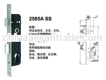 9;07.20309 lock body , lock case , mortise lock