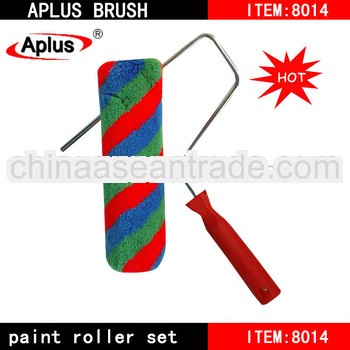 9' Rainbow stripe acrylic texture paint roller