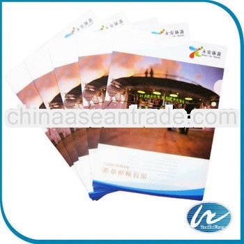 A4 plastic document folder, Eco-friendly, customized Design/Logo Printing are Accepted