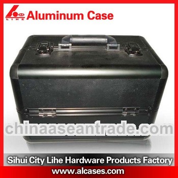 ABS tool box black for cosmetic or equipment case