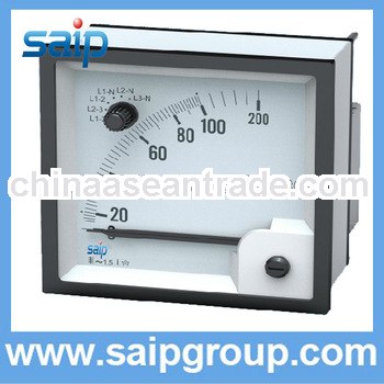 AC Analog Moving Iron Instrument Ammeter With A Switch