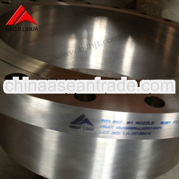 ASTM B381 Gr5 Titanium dn125 pipe flange for petrochemical