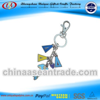 A B letters charm key keyring for bag