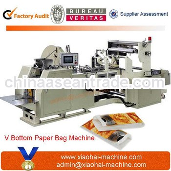 Advanced Full Automatic Food Paper Bag Making Machine