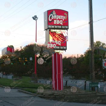 Advertising Totem Sign