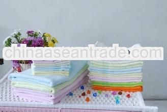 Advertising printed white bath towels