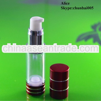 Airless Cosmetic 30ml airless bottles with pump cap for packing