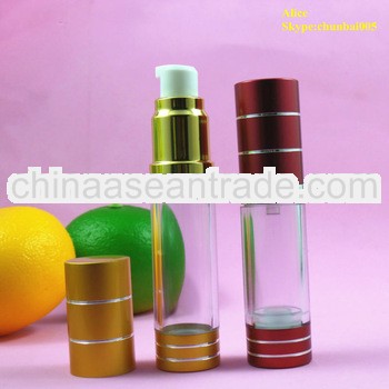 Airless pump bottleplastic bottles with pump cap for packing