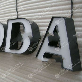 Aluminium profile outdoor LED letter