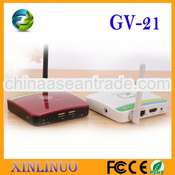 Android tv Box GV-11D Android 4.2 Dual Core Allwinner A20 1GB RAM 4GB ROM RJ45 HDMI Wifi 2.0MP web c