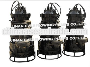 Anti-abrasive submersible sewage desilting pump