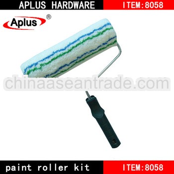 Aplus acylic paint roller with acylic roller cover and plastic handle