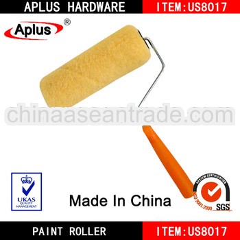 Aplus synthetic fiber paint roller sleeve/acylic paint roller refill with stripe