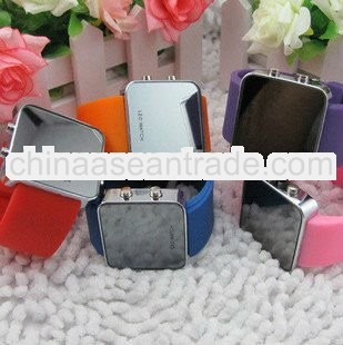 Attractive design square led watch for promotion