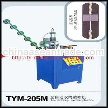 Auto Ultrasonic Reinforcing Tape Zipper Attachment Machine