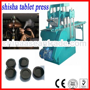BBQ briquette machine/hookah charcoal machine with tablet press operation