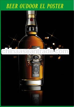 BEER EL outdoor advertising flshing poster