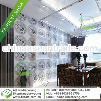 BST 3d fire resistant wall covering, PC material