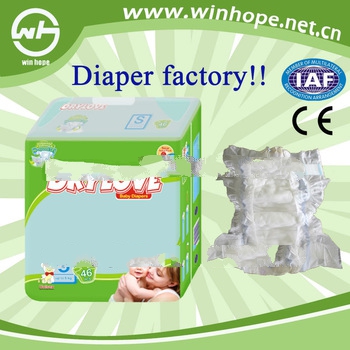 Baby Diaper Factory With Best Price! PE Film Baby Diaper !!