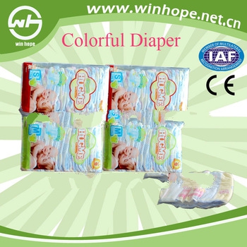 Baby love with cute printings!sunny disposable baby diaper