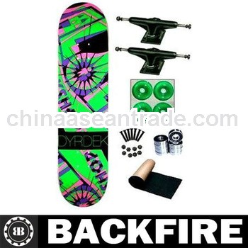 Backfire 2013 New Design 9ply Canadian maple skateboard manufacturers, Leading Manufacturer