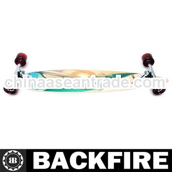 Backfire 2013 Newest new Best Quality 7 ply canadian maple wood Longboard Pintail 37 Longboard Compl