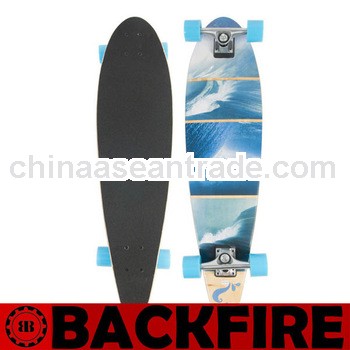 Backfire 2013 new 7 ply canadian pro maple wood longboard skateboard long ,long board Golden Supplie