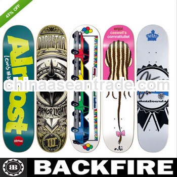 Backfire 5 SKATEBOARD Deck PRO DECKS LOT - ALMOST, DARKSTAR, ENJOI, STEREO 7.75-8.0