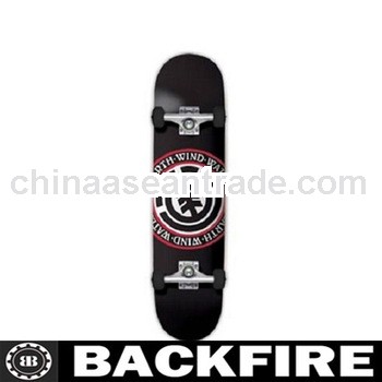 Backfire Black Skateboard Complete 8.5"