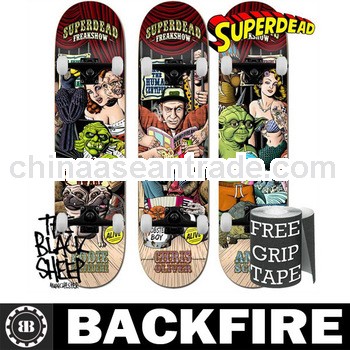 Backfire FREAKSHOW SERIES COMPLETE PROFESSIONAL SKATEBOARD SETUP NEW Professional Leading Manufactur