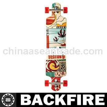 Backfire Sector 9 2013 ARTIST SERIES PARADISO DROP THRU RED longboard skateboard complete Profession