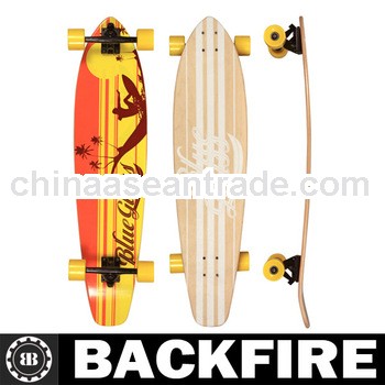 Backfire Surfer 9x38" Tail Kick Longboard Complete Professional Leading Manufacturer